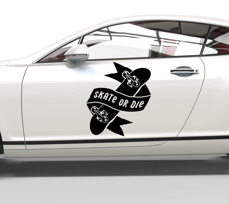 10015 Skate or Die Aufkleber